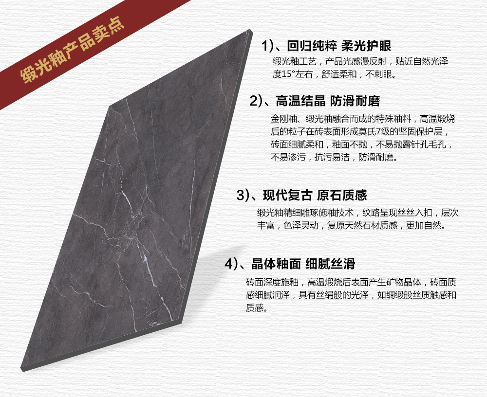 叼嘿软件下载大全陶瓷磚現代仿古磚|| 15°的緞光柔情，如絲綢緞 柔潤溫和